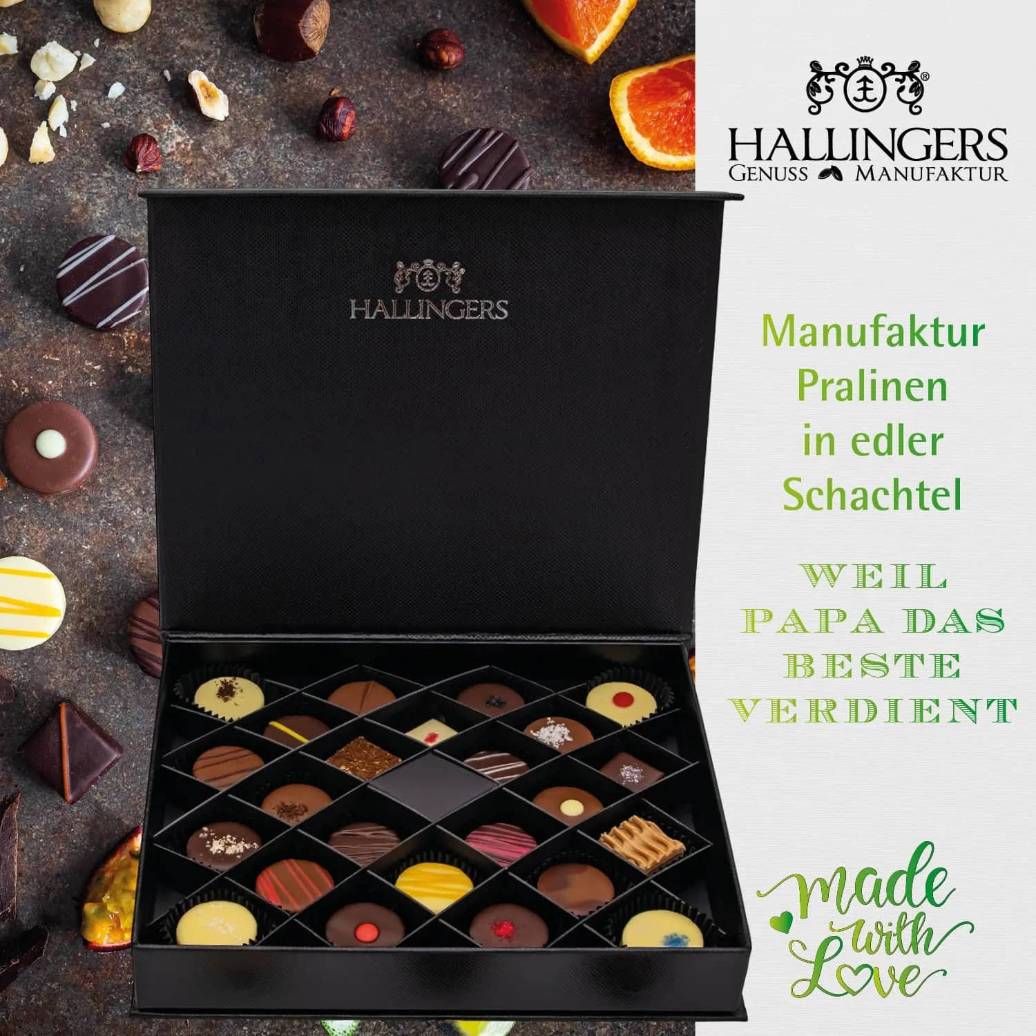 FÜR BESONDERE MENSCHEN & ANLÄSSE - Die besondere Geschenkidee für Papa, Vater, Opa, Schwiegervater, Stiefvater & besondere Herzensmenschen. Perfekt zum Vatertag, als Dankeschön, kleine Aufmerksamkeit & für besondere Genussmomente mit Papa