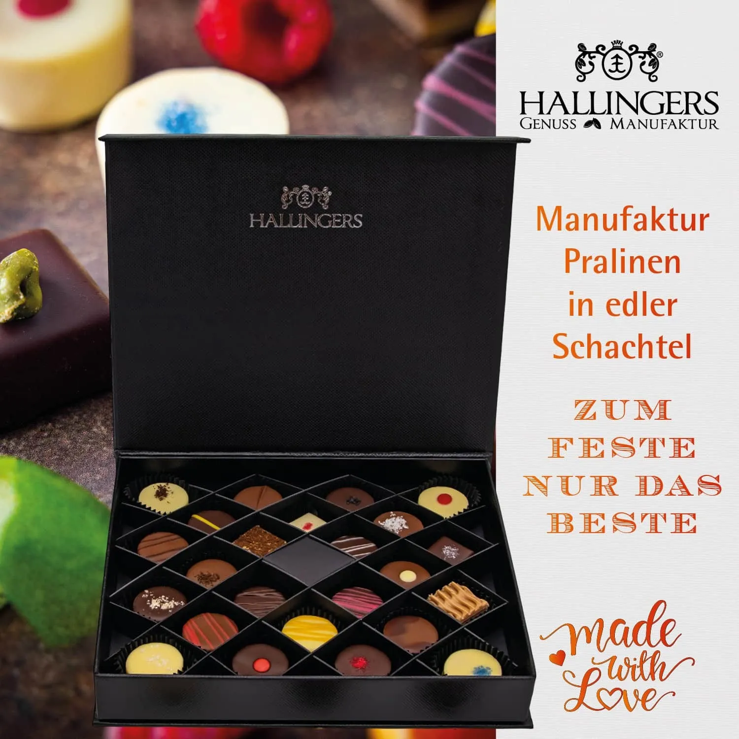 BESONDERS STATT GEWÖHNLICH - Edition \Herzlichen Glückwunsch\: Während andere auf Masse setzen, entsteht echter Feinkost-Genuss durch perfekt abgestimmte Spezialitäten (großer Glückwunsch Bunte Nudeln, Öl, Gewürz, Pralinen, Nougat & mehr)