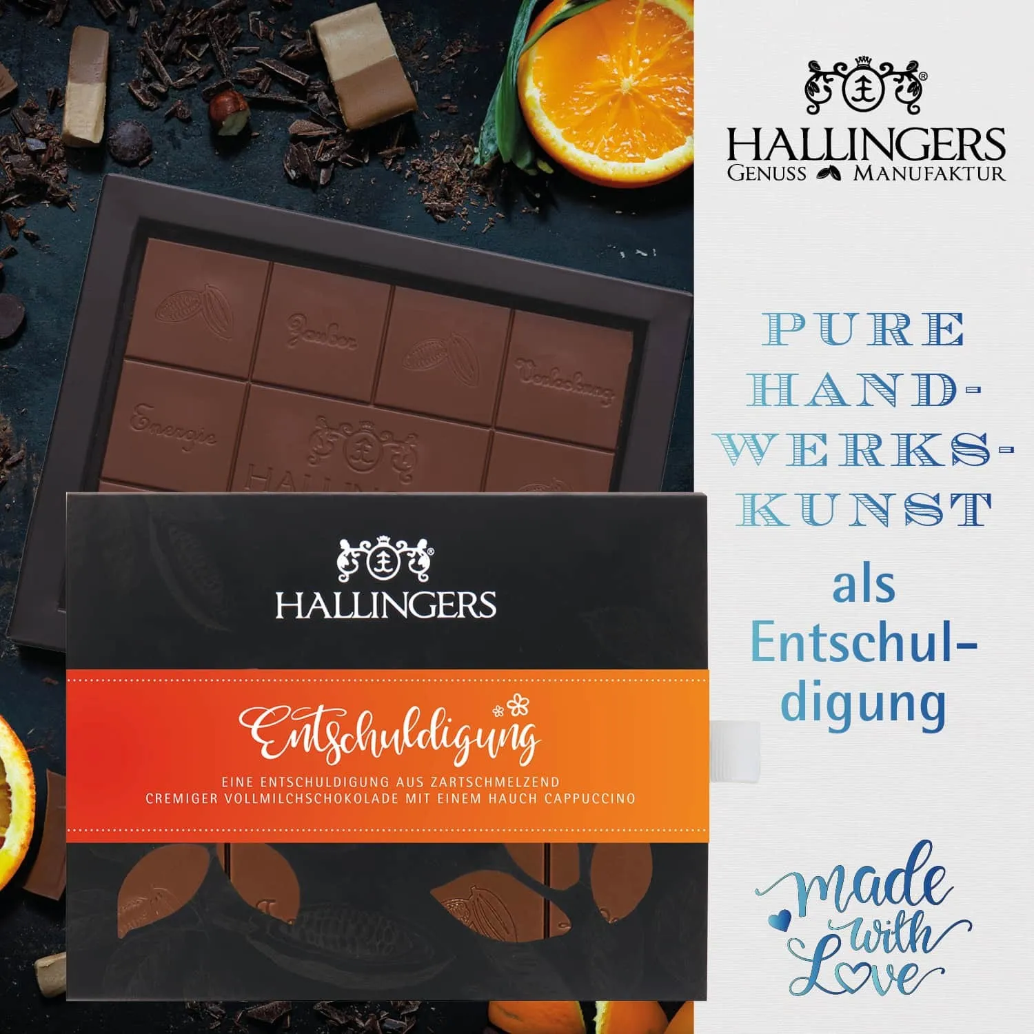 Entschuldigung (große Entschuldigung Müsli, Konfitüre, Kaffee, Tee, Nougat, Schoki & mehr) - Feinkost-Set, XXL-Geschenkkorb Gourmet