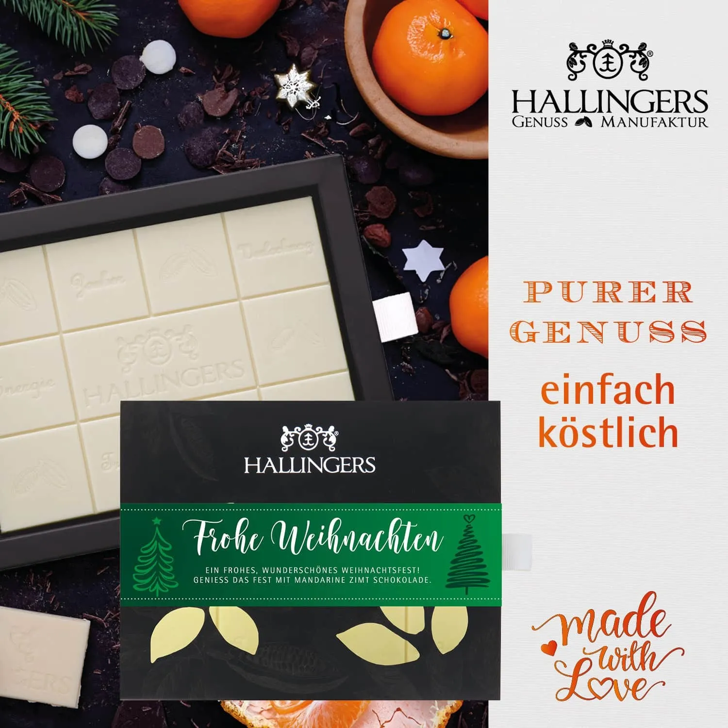 Frohe Feiertage (große Selektion Pralinen, Nougat, Tee, Duftkerze, Pasta, Lebkuchen & mehr) - Feinkost-Set, XXL-Geschenkkorb Gourmet