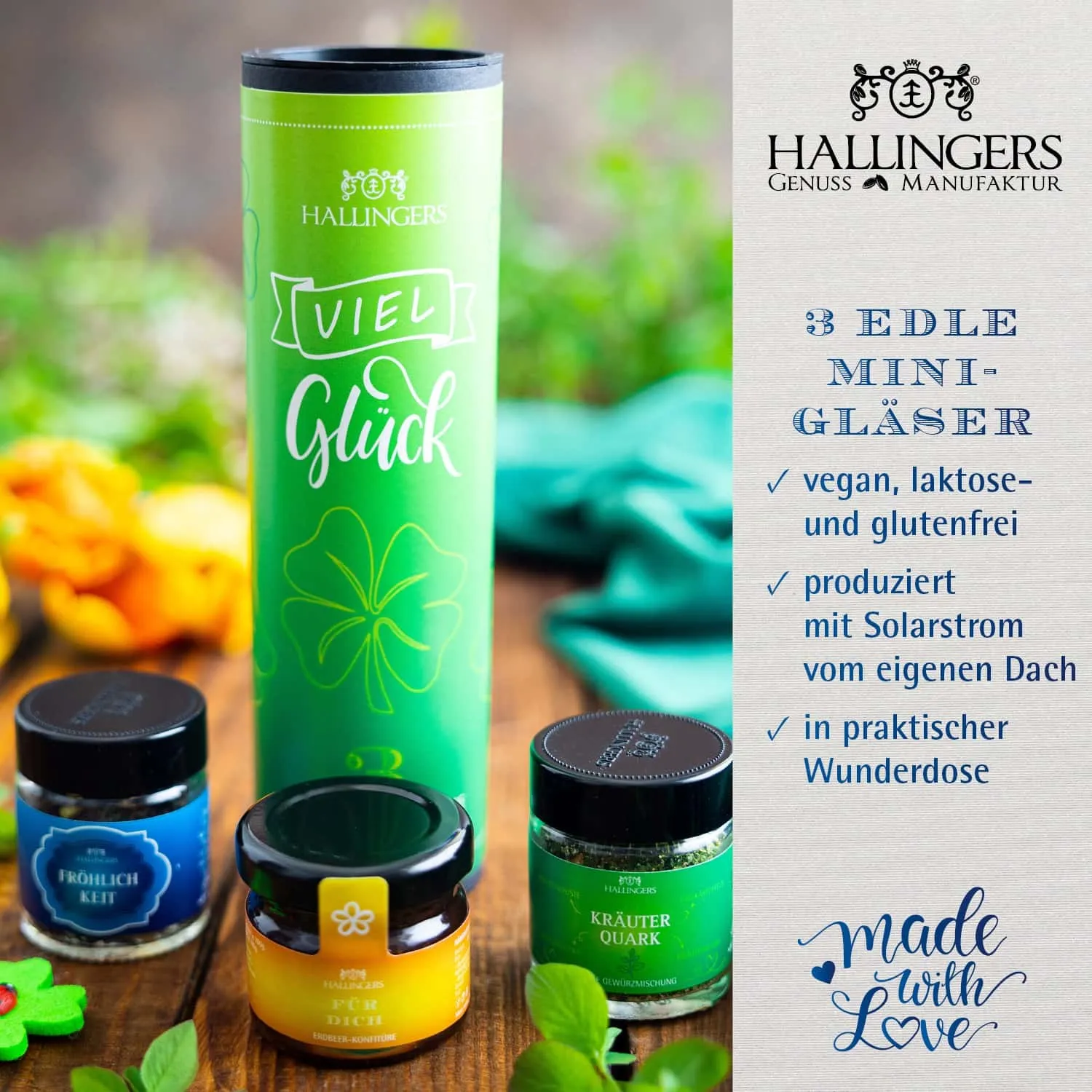FEINKOST SET IN DER GESCHENKDOSE - 3 Minigläser mit ausgewählten Feinkost-Spezialitäten, stilvoll verpackt in einer edlen Geschenkdose. Die besondere Geschenkidee für Feinschmecker, Genießer & genussvolle Überraschungsmomente
