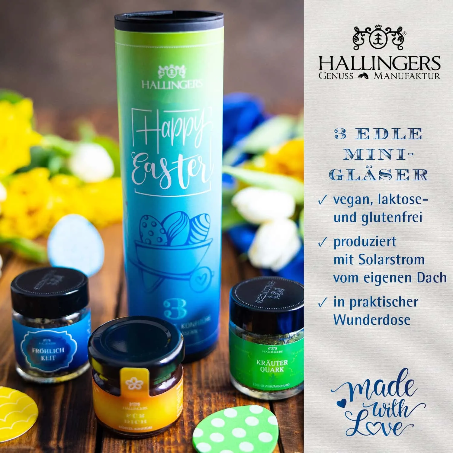 FEINKOST SET IN DER GESCHENKDOSE - 3 Minigläser mit ausgewählten Feinkost-Spezialitäten, stilvoll verpackt in einer edlen Geschenkdose. Die besondere Geschenkidee für Feinschmecker, Genießer & genussvolle Überraschungsmomente