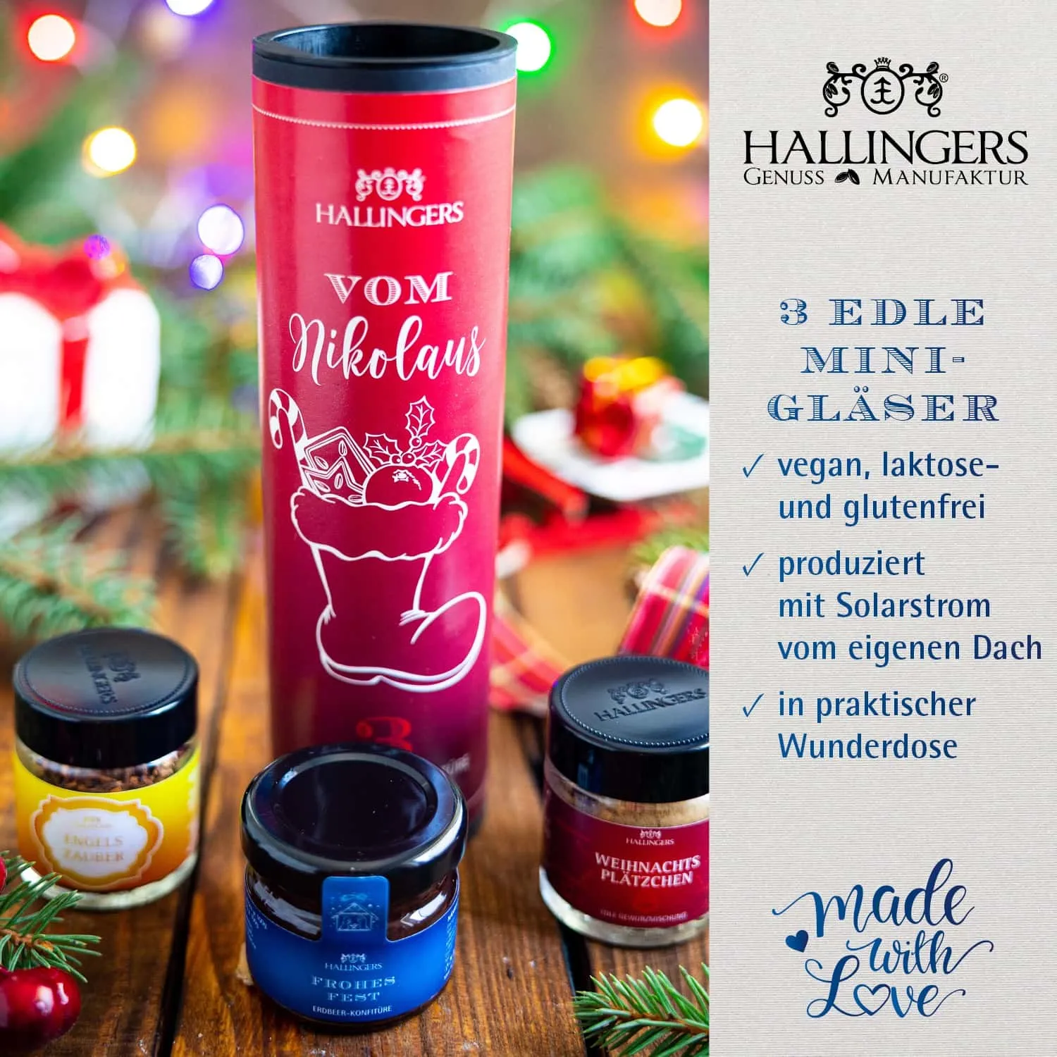 FEINKOST SET IN DER GESCHENKDOSE - 3 Minigläser mit ausgewählten Feinkost-Spezialitäten, stilvoll verpackt in einer edlen Geschenkdose. Die besondere Geschenkidee für Feinschmecker, Genießer & genussvolle Überraschungsmomente