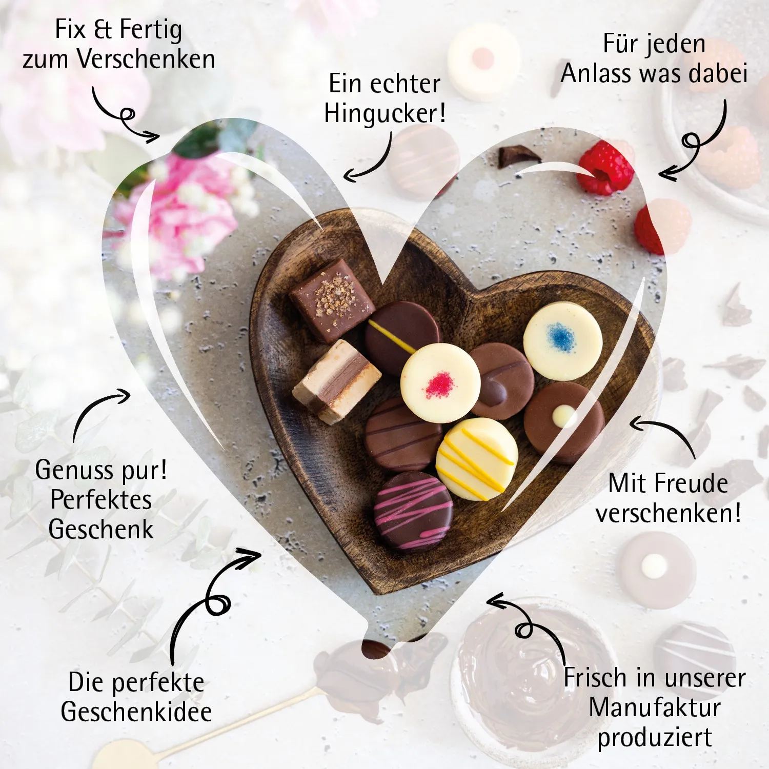 Mama & Papa Box white (großes Mitbringsel Schokolade, Pralinen, Gewürze & Nougatmandeln) - Feinkost-Set, XXL-Geschenkkorb Gourmet