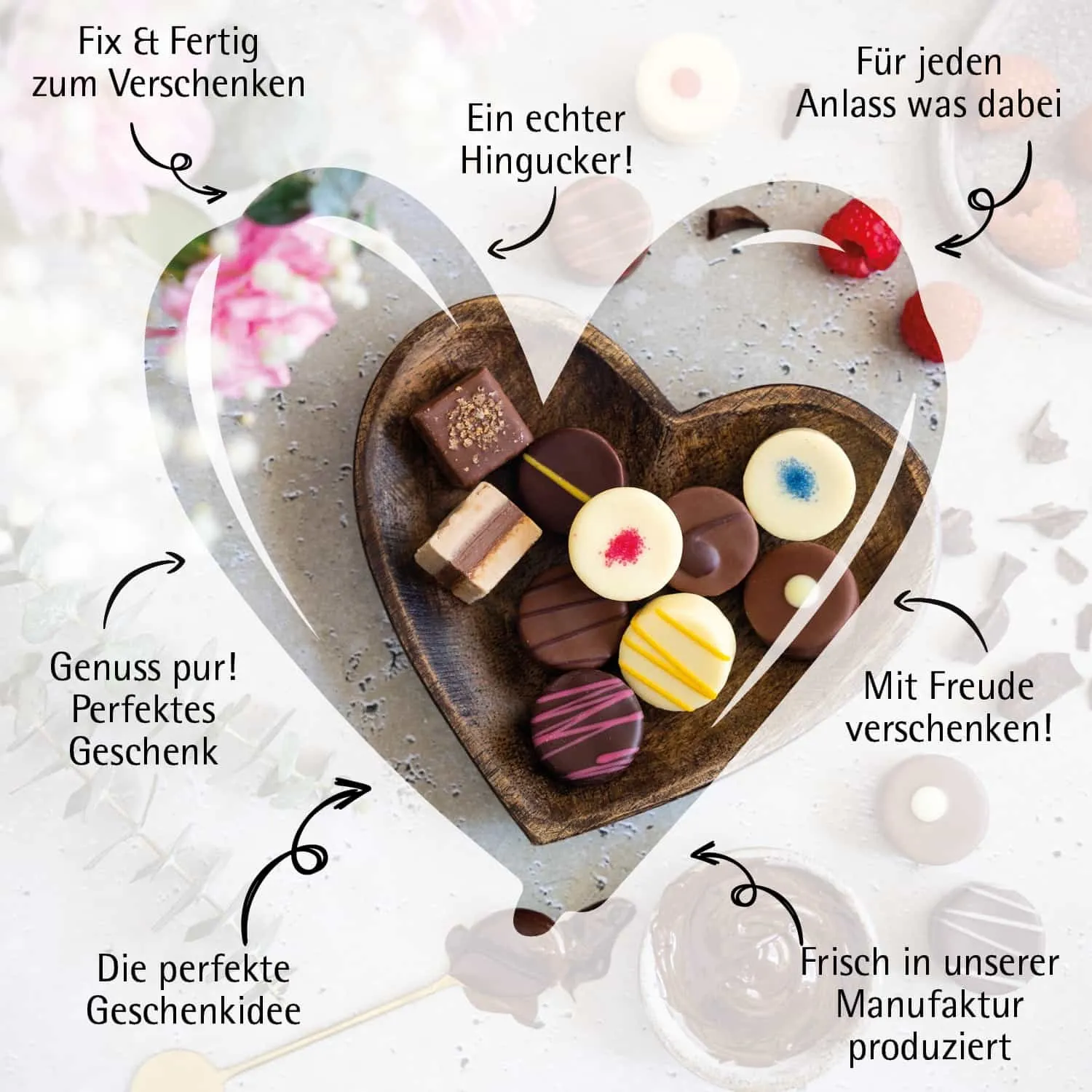 Vatertag Bag blue (großes Mitbringsel Schokoladen-Tafel, 9er-Pralinen & Gewürze-Rub) - Feinkost-Set, Gourmet-Auswahl XL