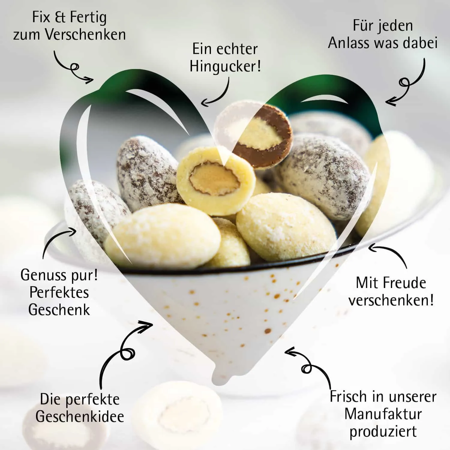 Weihnachts-Tea Time (großes Mitbringsel 6 Tees, Tafel Schokolade, Madneln, Pralinen & mehr) - Feinkost-Set, Gourmet-Auswahl XXL