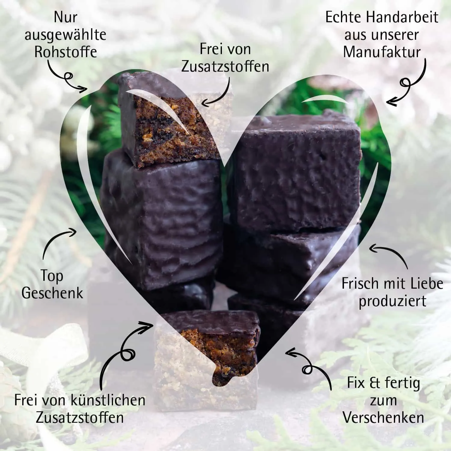 Rum-Pflaume - Lebkuchen-Rausch, mit Alkohol handgemacht