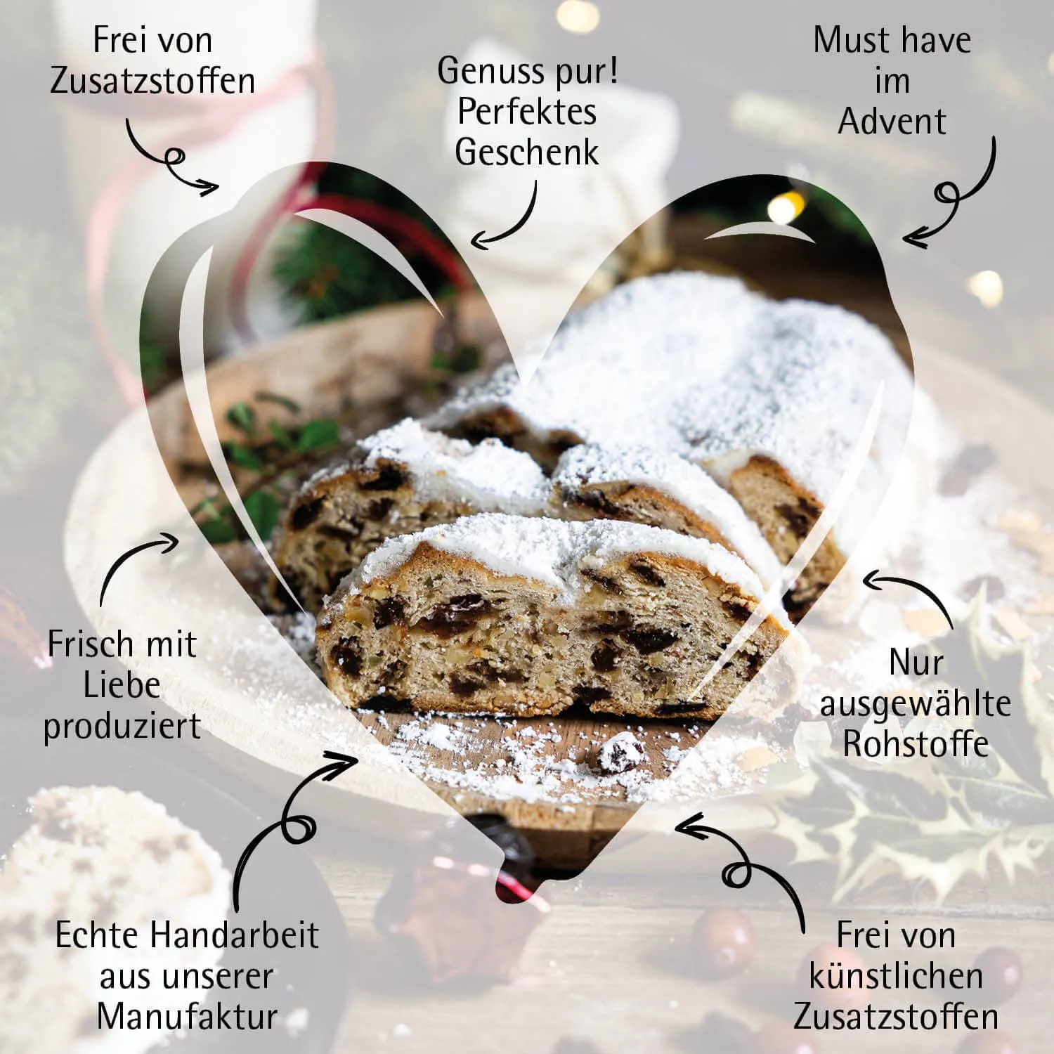 Christstollen Yellow - Christstollen, traditionell gebacken