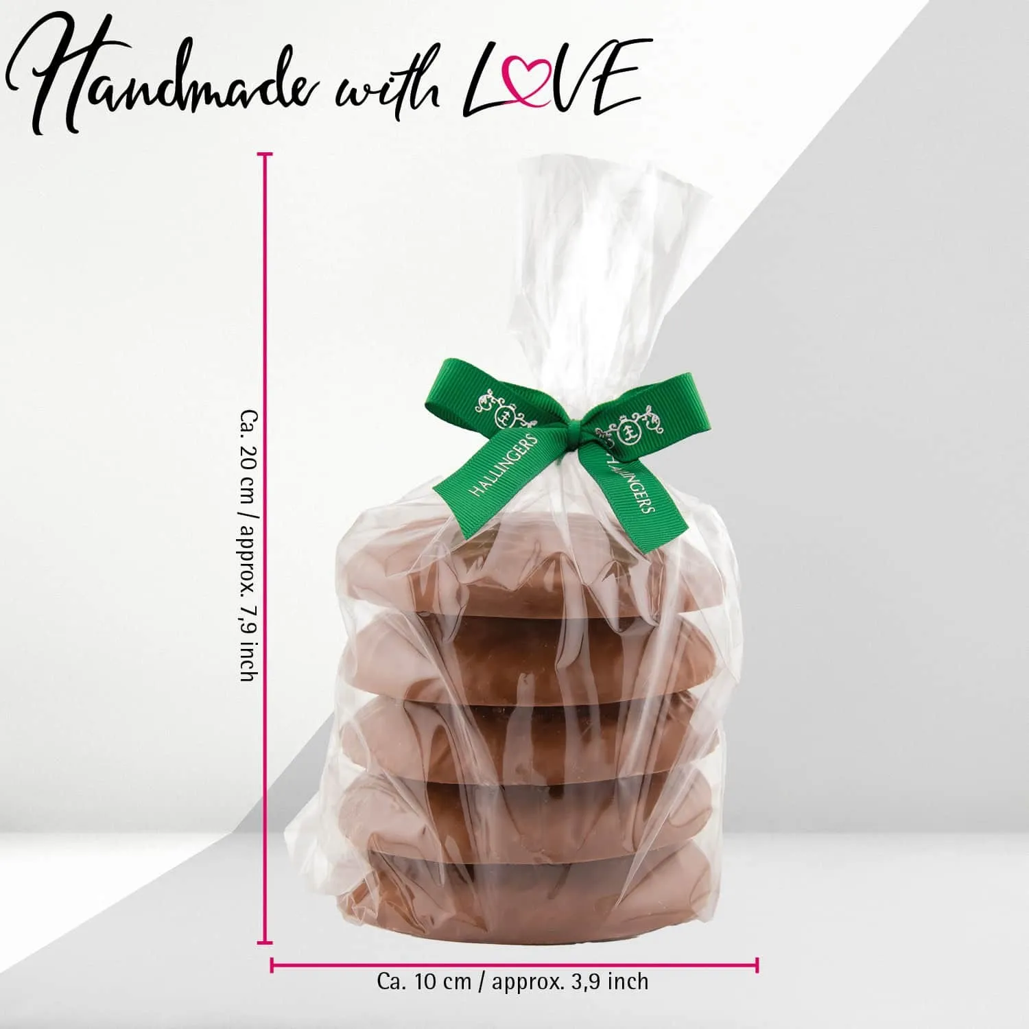 Vollmilch - Elisen-Lebkuchen, handmade hoher Kernanteil