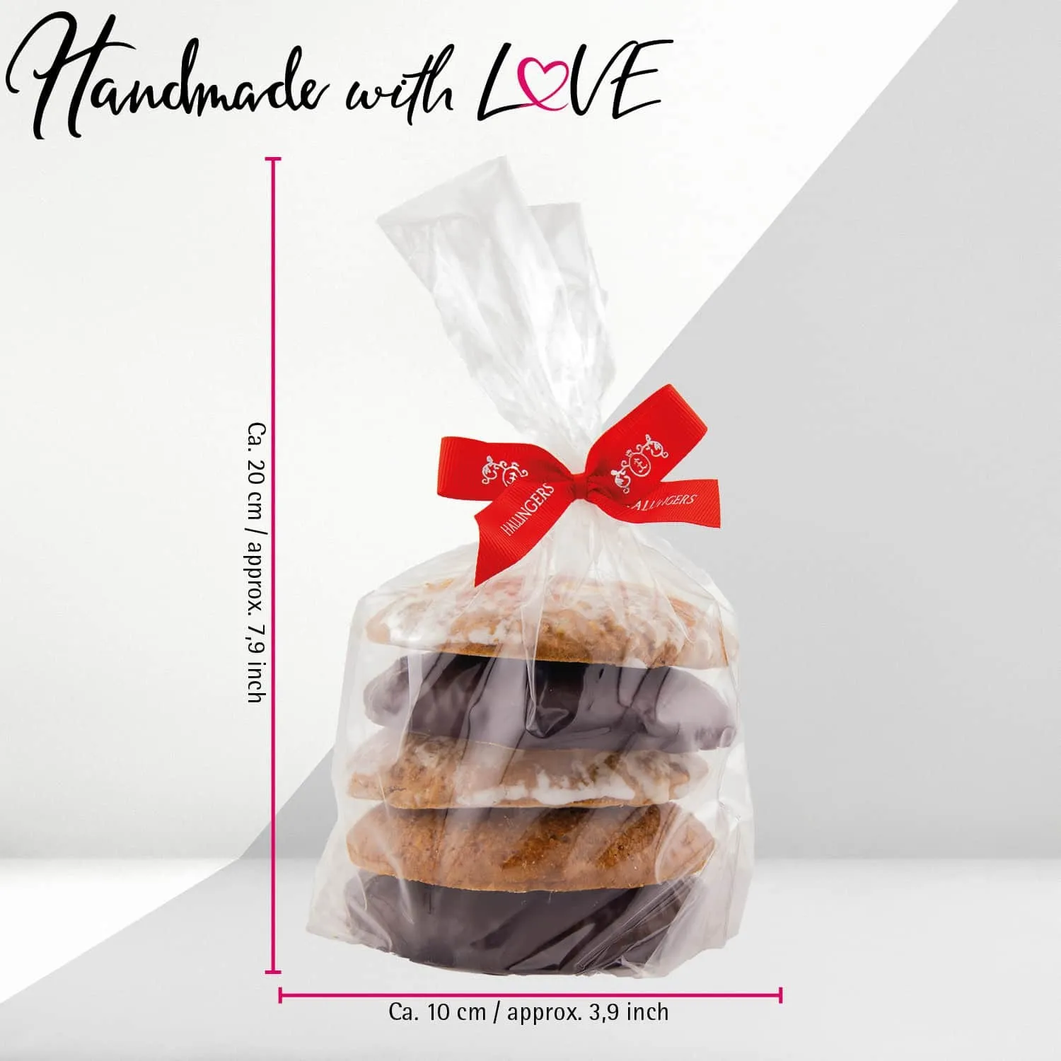 Vegan & glutenfrei - Vegane Lebkuchen, handmade hoher Kernanteil