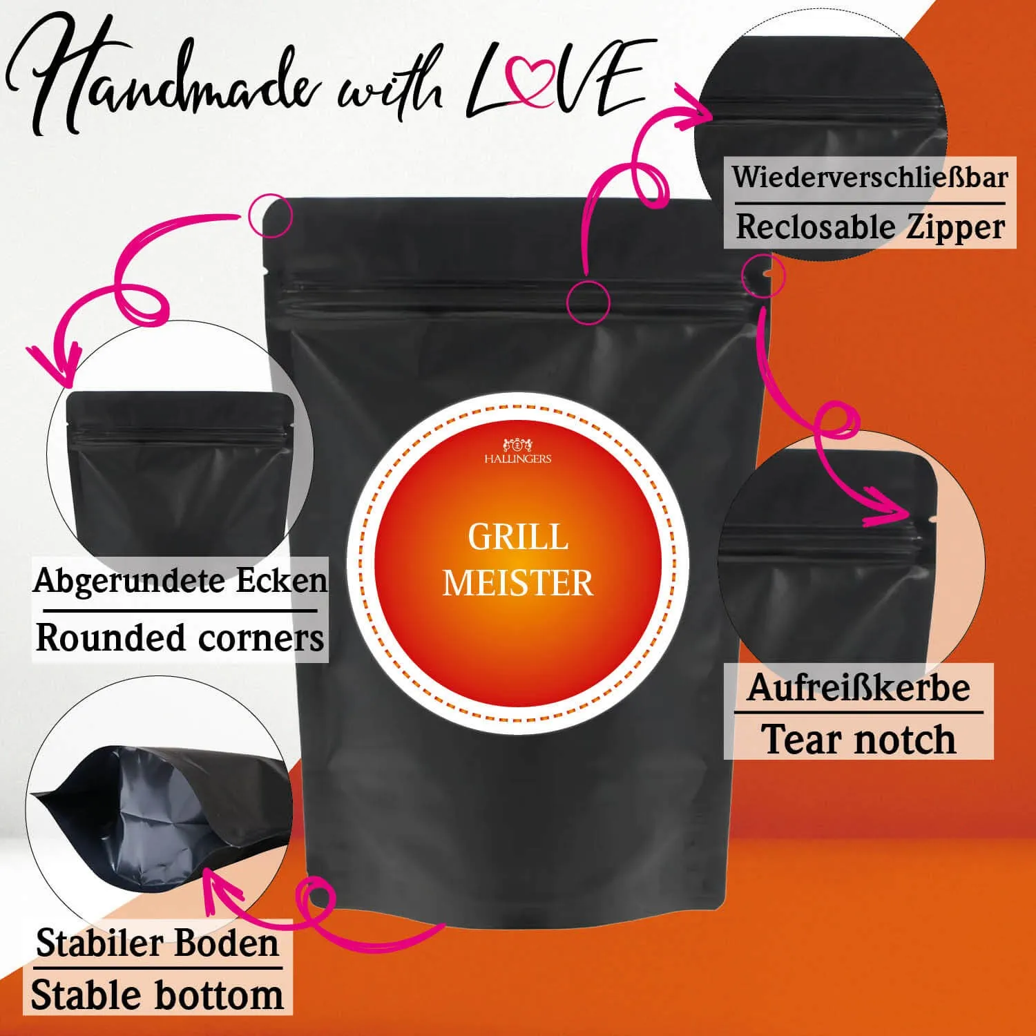 Grillmeister Set - Gewürz-Set, Probierset Aromadosen