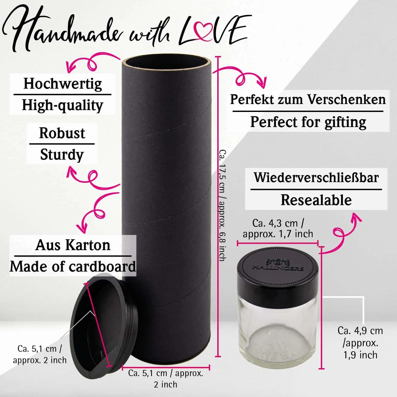 Waidmannsheil - Gewürz-Set, 3 Gläser in Geschenkdose