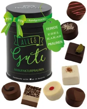 Alles Gute - Pralinen, ohne Alkohol handmade