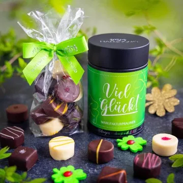 Viel Glück - Pralinen, ohne Alkohol handmade