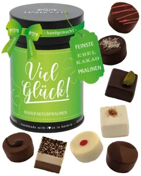 Viel Glück - Pralinen, ohne Alkohol handmade