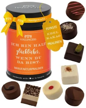 Ich bin halt glücklicher wenn? - Pralinen, ohne Alkohol handmade
