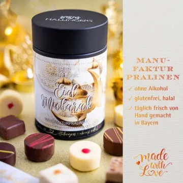 Eid Mubarak - Pralinen Halal, ohne Alkohol handmade