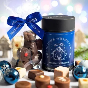Fröhliche Weihnachten - Pralinen, ohne Alkohol handmade