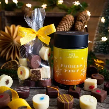 Frohes Fest - Pralinen, ohne Alkohol handmade