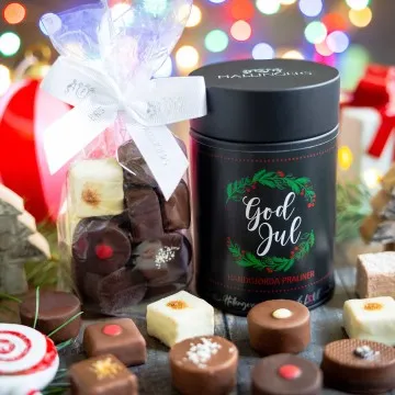 God Jul, Kranz - Svenska - Pralinen, ohne Alkohol handmade