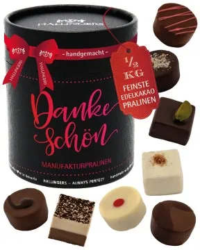 Dankeschön XXL - Pralinen, ohne Alkohol handmade