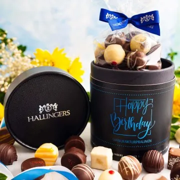 Happy Birthday XXL - Pralinen, ohne Alkohol handmade