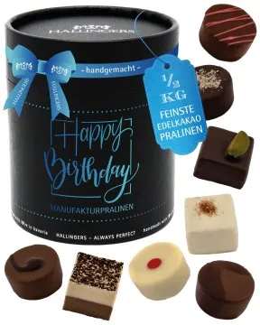 Happy Birthday XXL - Pralinen, ohne Alkohol handmade
