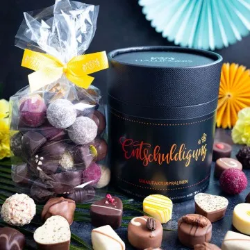 Entschuldigung XXL - Pralinen, ohne Alkohol handmade