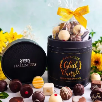 Herzlichen Glückwunsch XXL - Pralinen, ohne Alkohol handmade