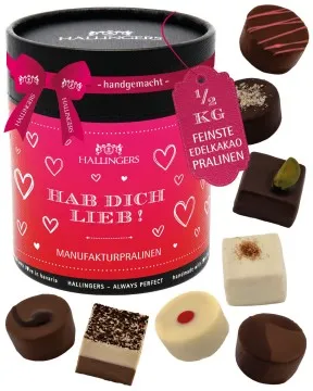 Hab Dich lieb XXL - Pralinen, ohne Alkohol handmade