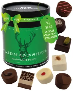 Waidmannsheil XXL - Pralinen, ohne Alkohol handmade