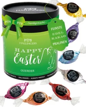 Happy Easter XXL - Pralinen-Osterei, ohne Alkohol handmade