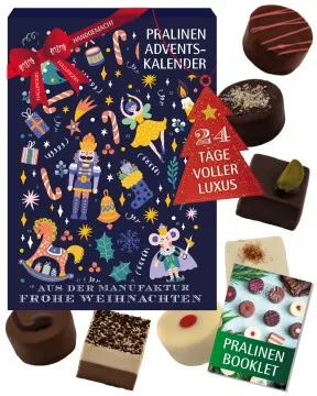 Adventskalender Nussknacker Ballett - Pralinen, ohne Alkohol handmade