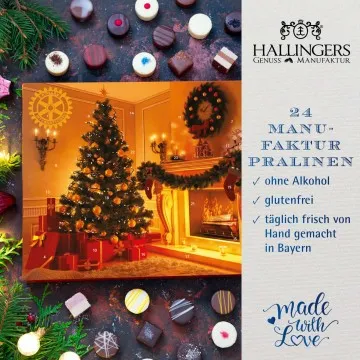Adventskalender Rotary International - Pralinen, ohne Alkohol handmade