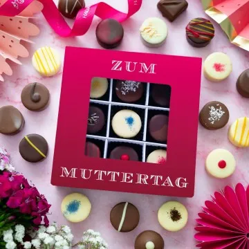 Zum Muttertag L - Pralinen, mit & ohne Alkohol