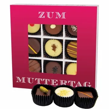 Zum Muttertag L - Pralinen, mit & ohne Alkohol