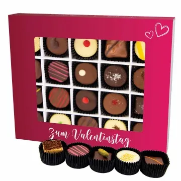Pink, Zum Valentinstag XL - Pralinen, mit & ohne Alkohol