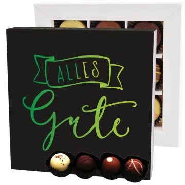 Alles Gute L - Pralinen, ohne Alkohol handmade