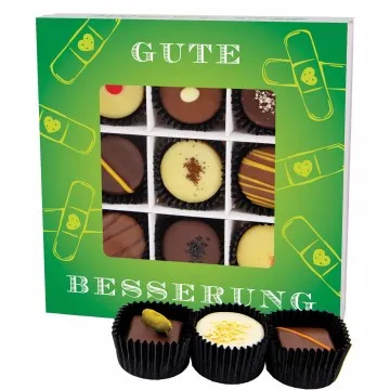 Gute Besserung L - Pralinen, ohne Alkohol handmade
