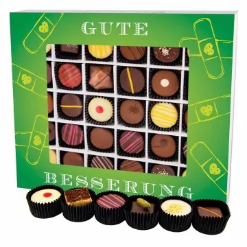Gute Besserung XXL - Pralinen, ohne Alkohol handmade