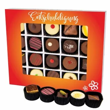 Entschuldigung XL - Pralinen, ohne Alkohol handmade