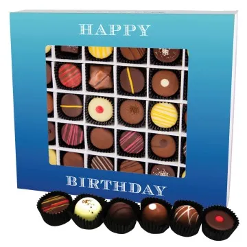 Happy Birthday XXL - Pralinen, ohne Alkohol handmade