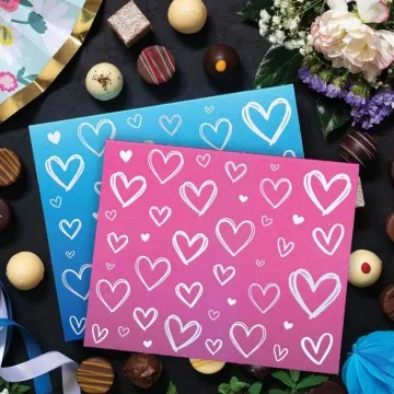 Pink&Blue Hearts 2x XL - Pralinen, ohne Alkohol handmade
