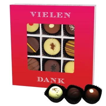 Vielen Dank L - Pralinen, mit & ohne Alkohol