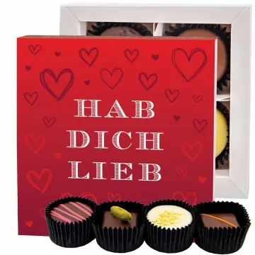 Hab Dich lieb - Pralinen, ohne Alkohol handmade
