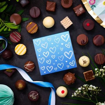 Love Blue - Pralinen, ohne Alkohol handmade