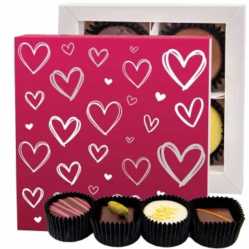Love Pink - Pralinen, ohne Alkohol handmade