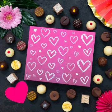 Love Pink XL - Pralinen, ohne Alkohol handmade