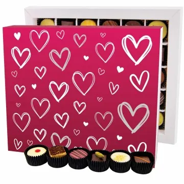 Love Pink XXL - Pralinen, ohne Alkohol handmade