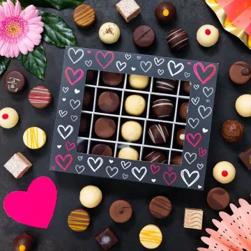 Love Black XL - Pralinen, mit & ohne Alkohol